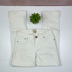 Dylan George White Ring Spun Denim Jeans Women Size 25